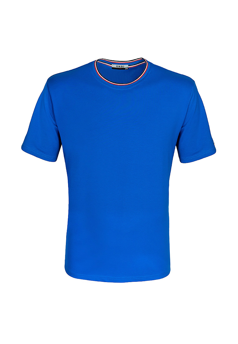 G145-TS-51 (яр.синий) Джемпер мужской короткий рукав