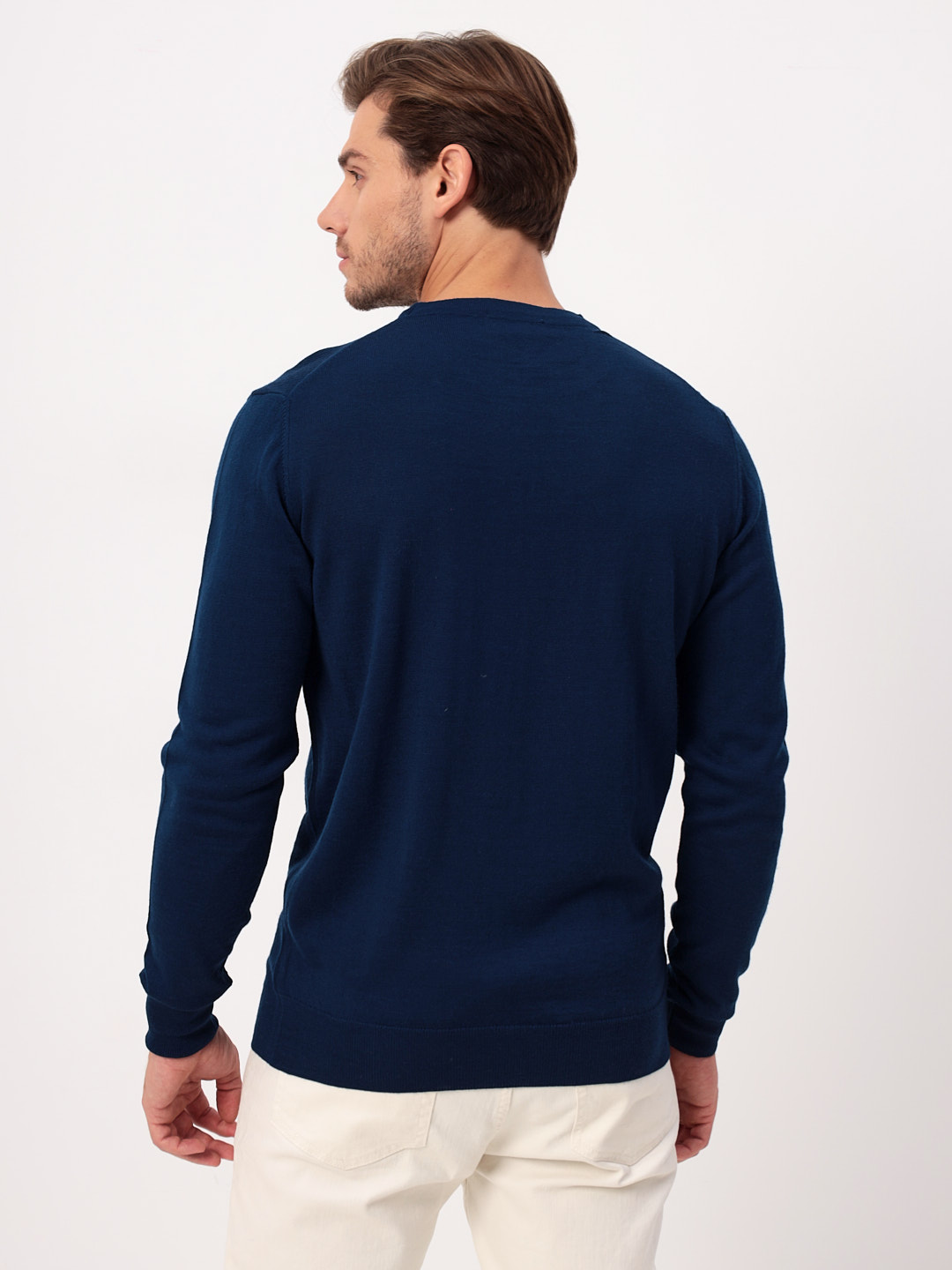 G121-EV (яр.синий) Джемпер мужской