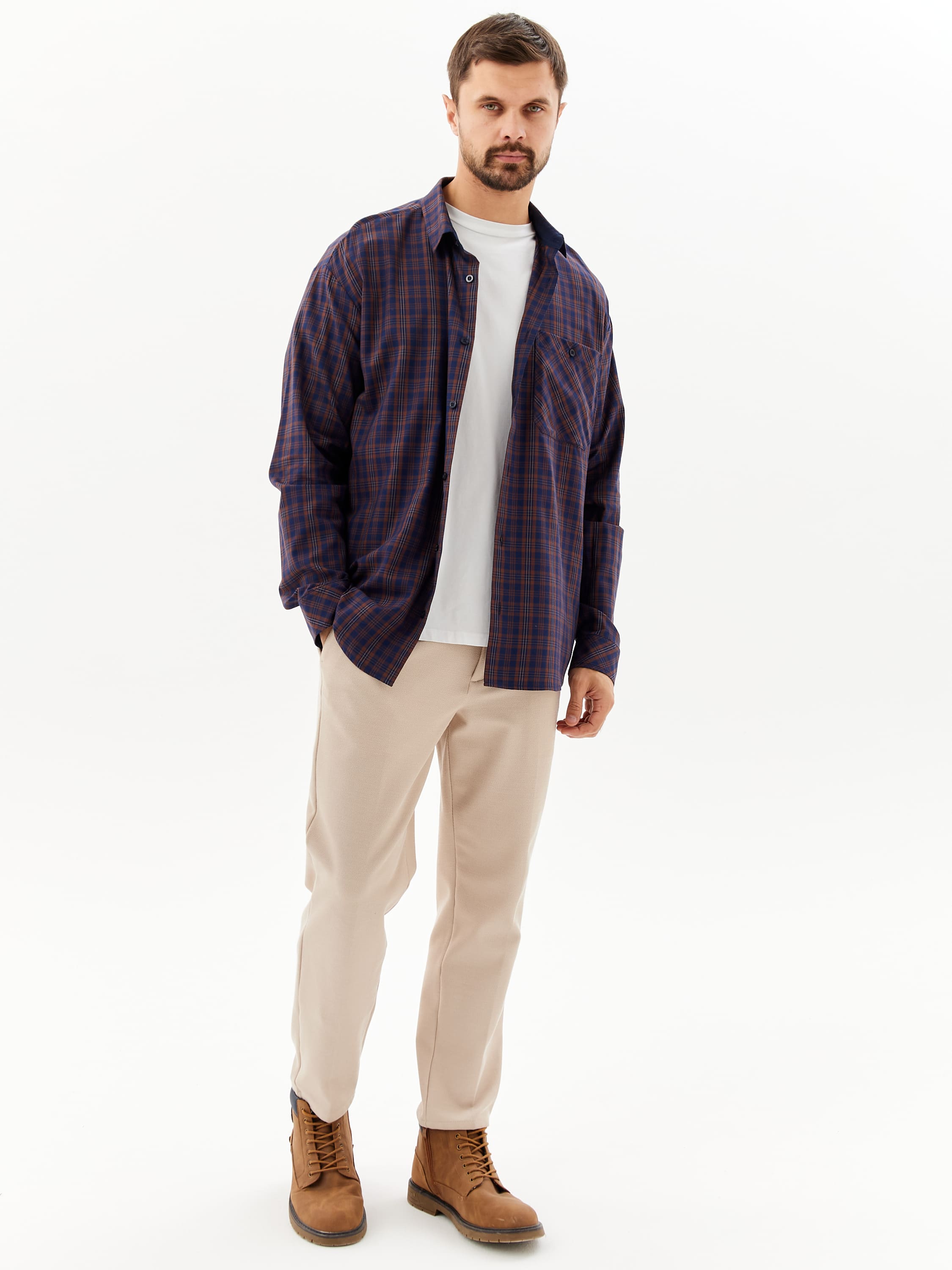 S525/211/2008/1 Сорочка мужская длинный рукав