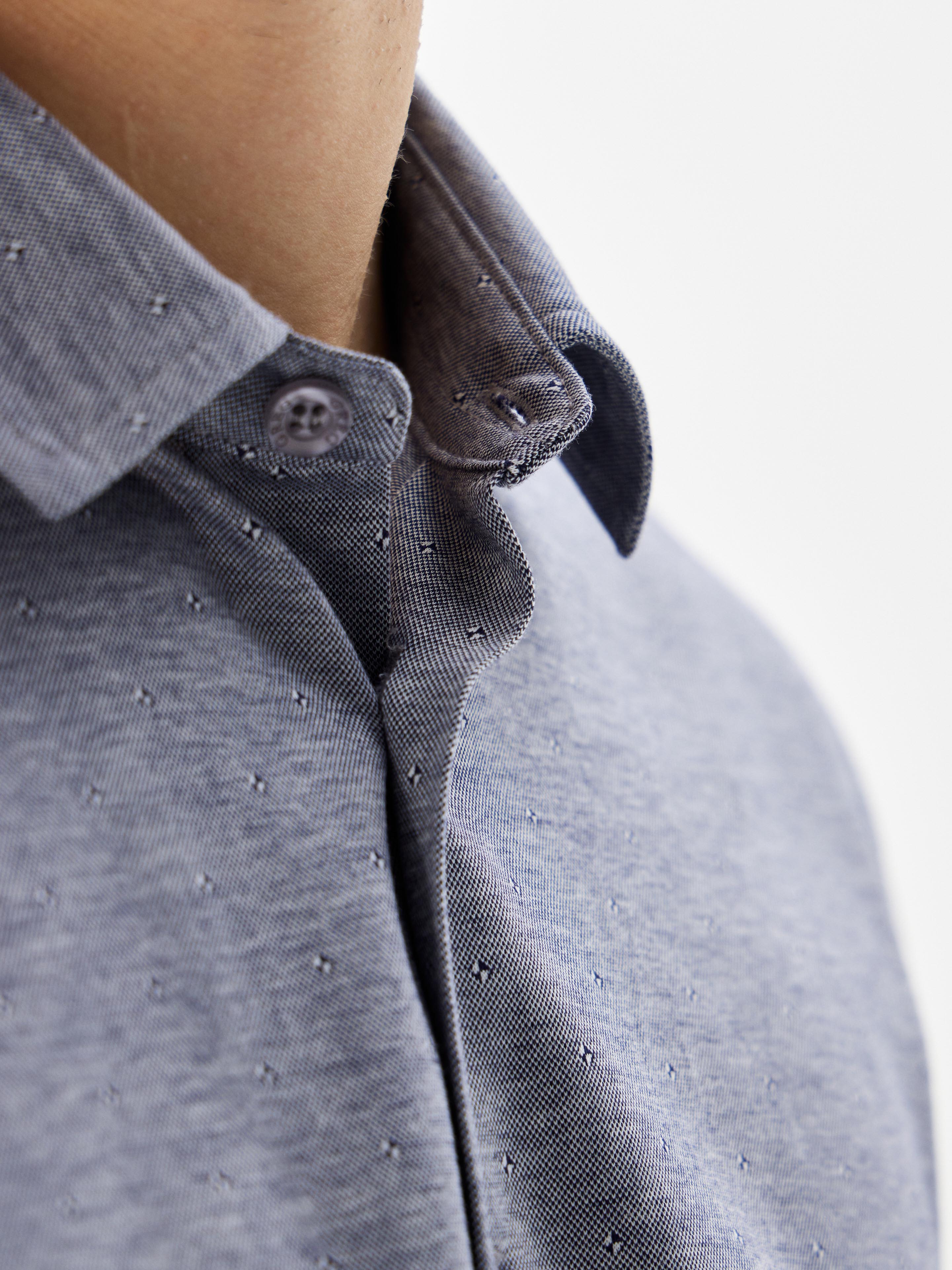 G143-PD-LT0811 (серый) Рубашка трикотажная мужская короткий рукав