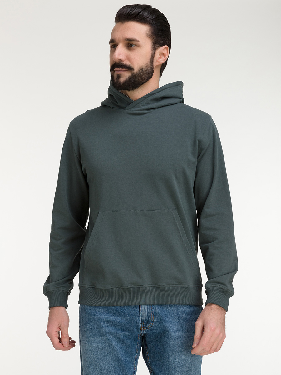 G171-OZ02-2020 (т.изумруд) Худи мужское