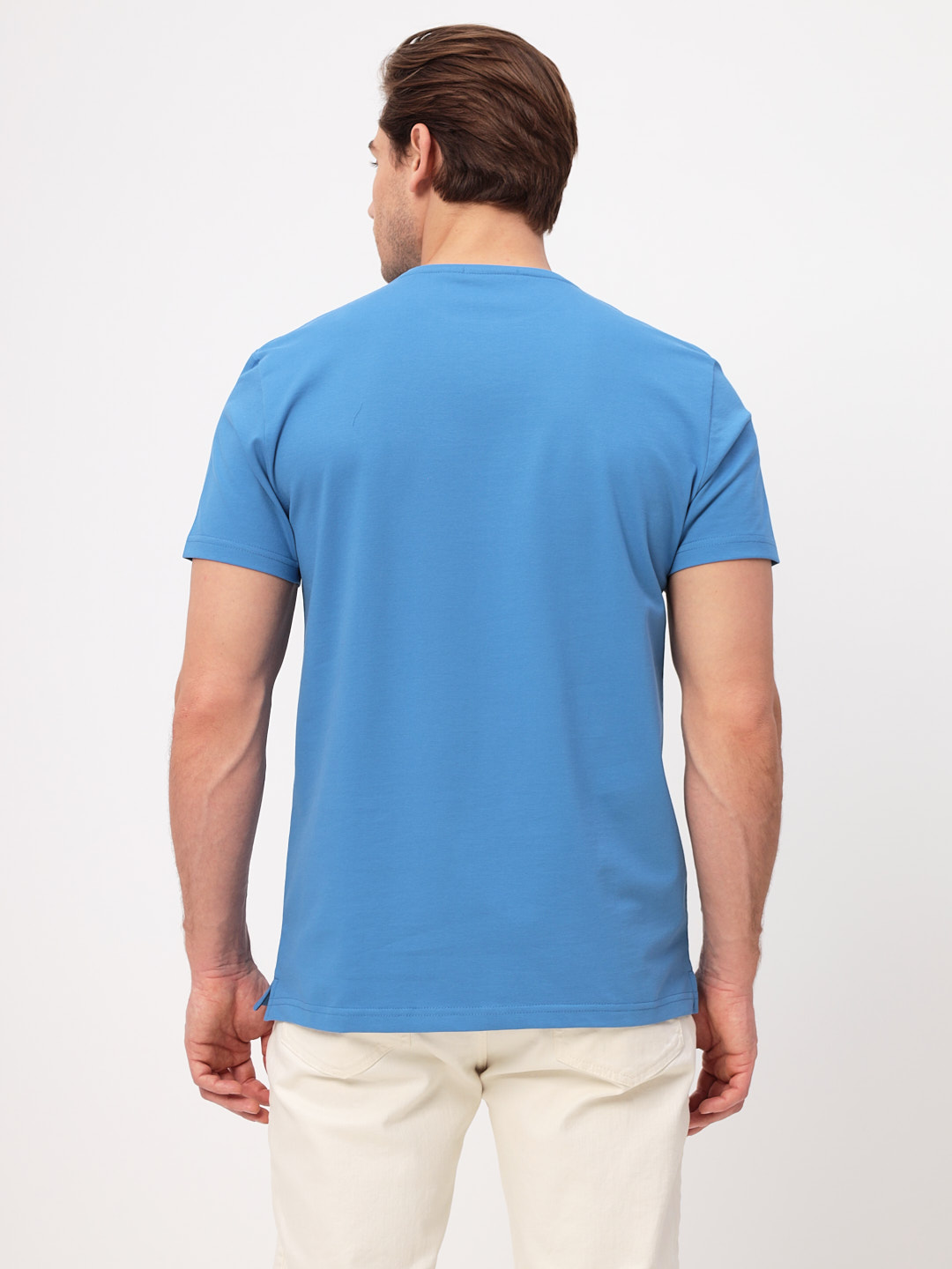 G145-PO4T-SA5047 (джинс) Футболка мужская короткий рукав