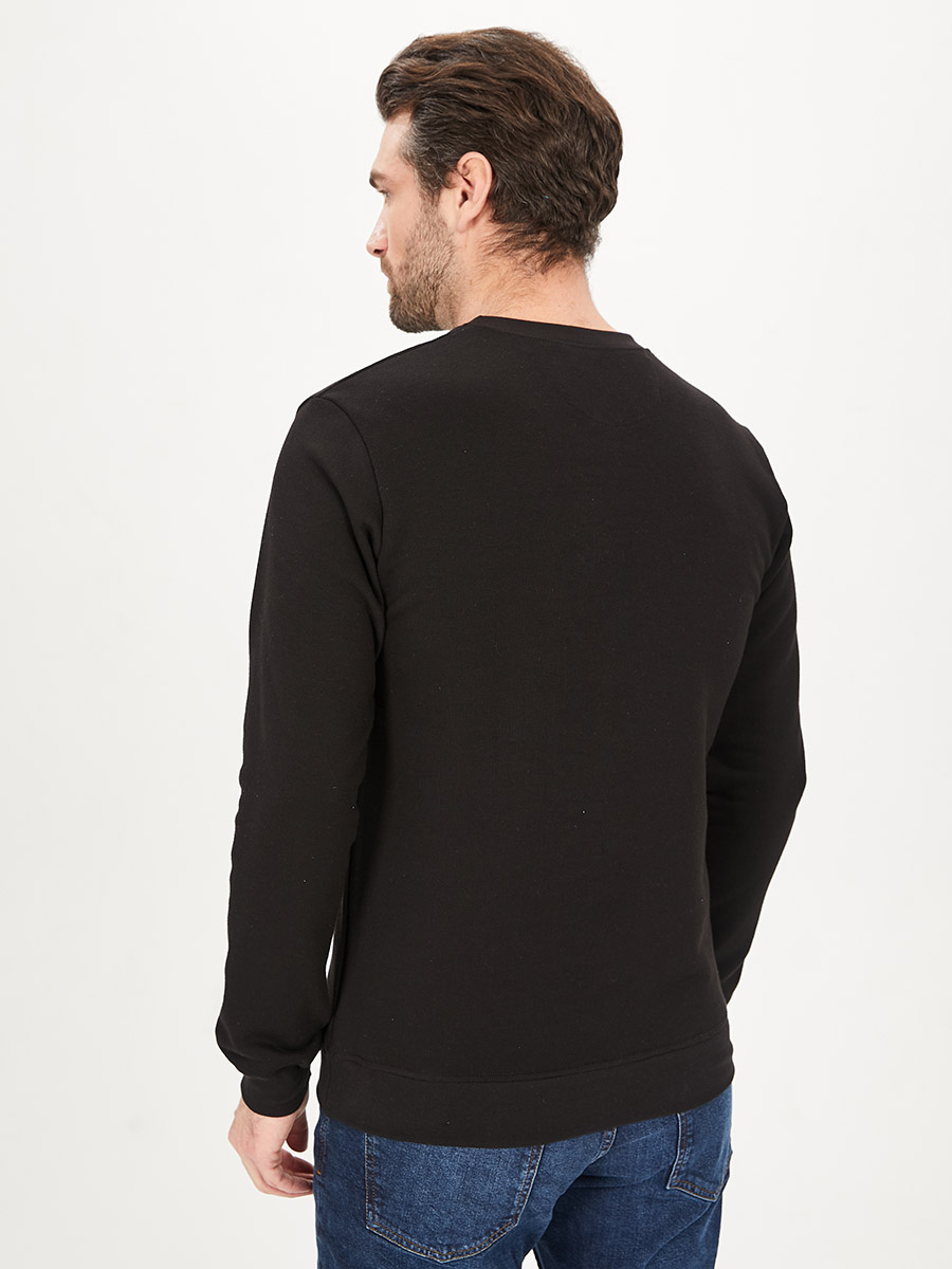 G121-Aviator (чёрный) Свитшот мужской