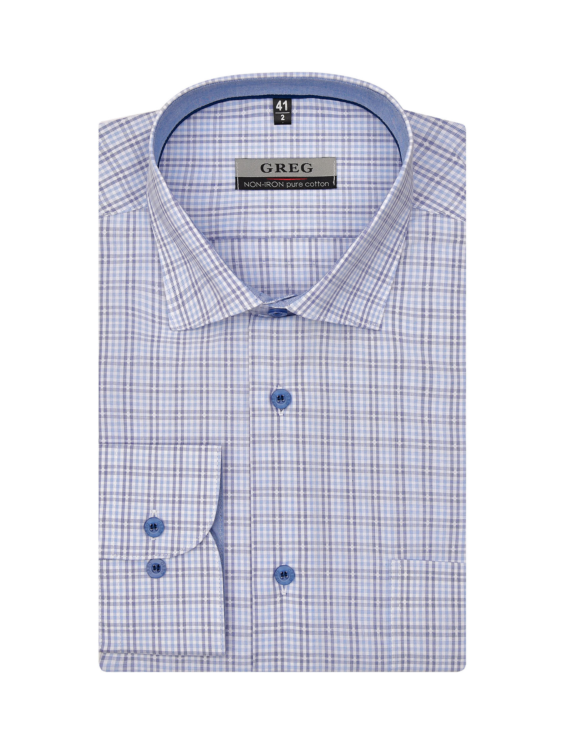 225/111/6101/1p Сорочка мужская длинный рукав