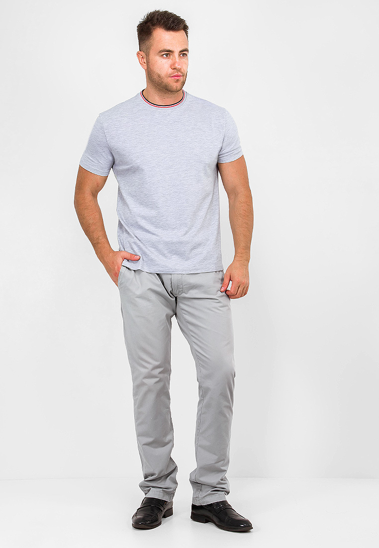 G145-TS-57 (м.серый) Джемпер мужской короткий рукав