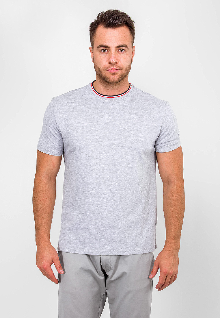 G145-TS-57 (м.серый) Джемпер мужской короткий рукав