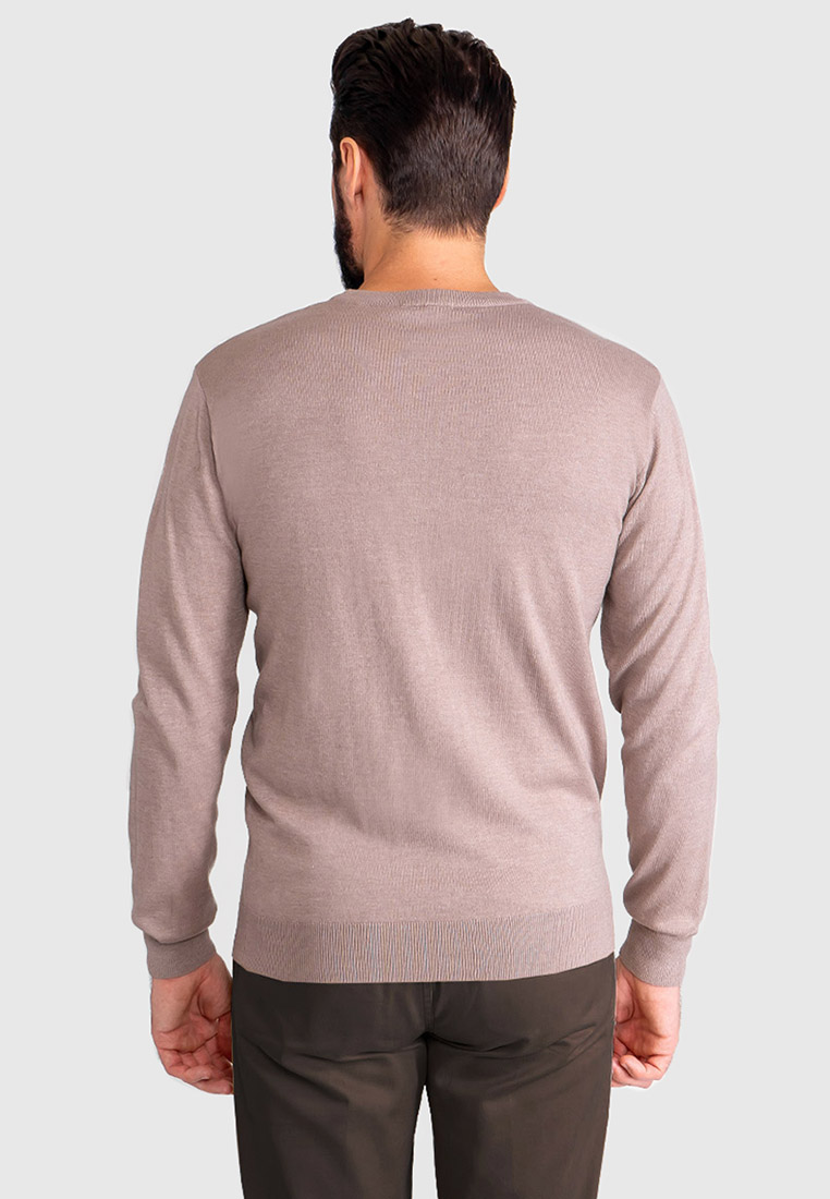 G121-AC287 (бежевый м.) Джемпер мужской