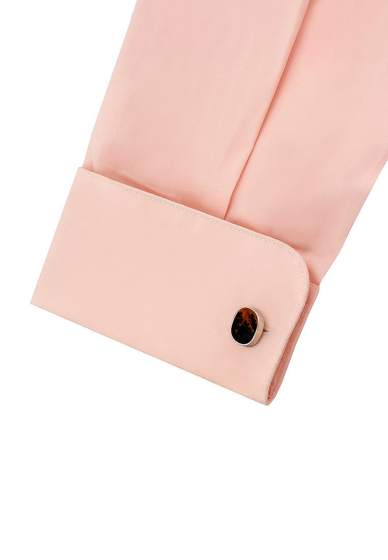 260136 агат Запонки в подарочной коробке