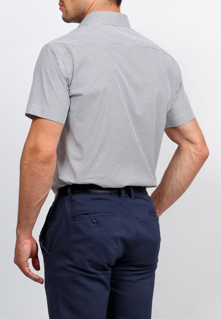 113/107/06/ZV/1 STRETCH Сорочка мужская короткий рукав