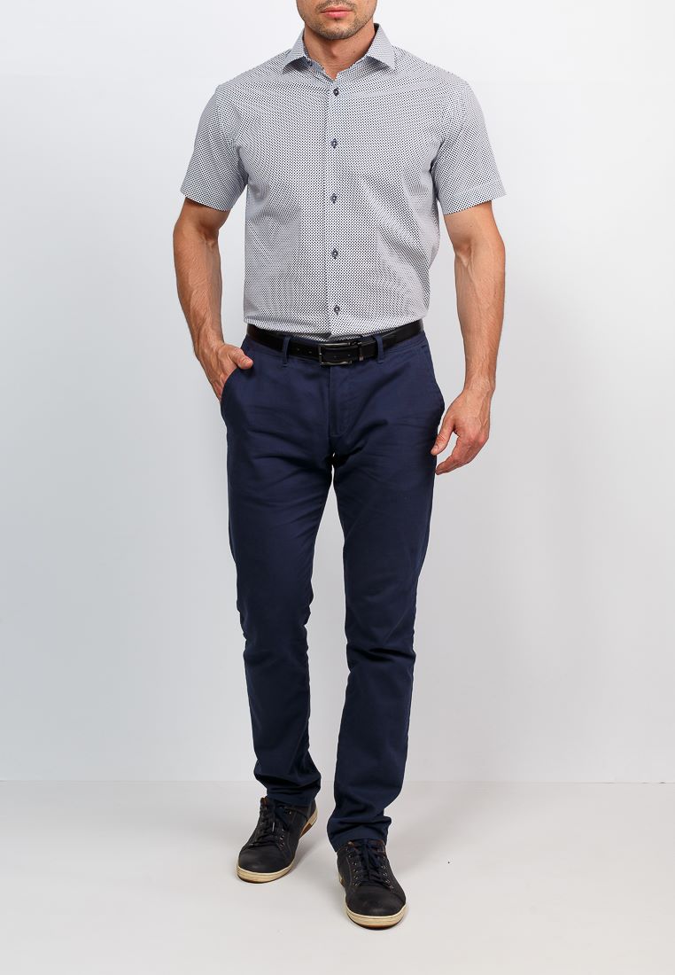 113/107/06/ZV/1 STRETCH Сорочка мужская короткий рукав