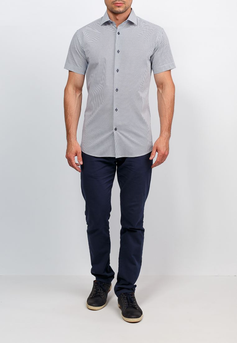 113/107/06/ZV/1 STRETCH Сорочка мужская короткий рукав