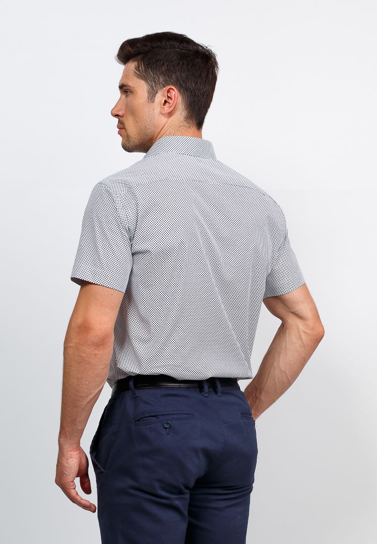 113/107/06/ZV/1 STRETCH Сорочка мужская короткий рукав