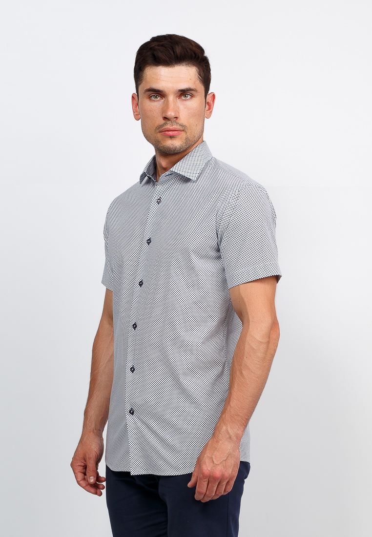 113/107/06/ZV/1 STRETCH Сорочка мужская короткий рукав