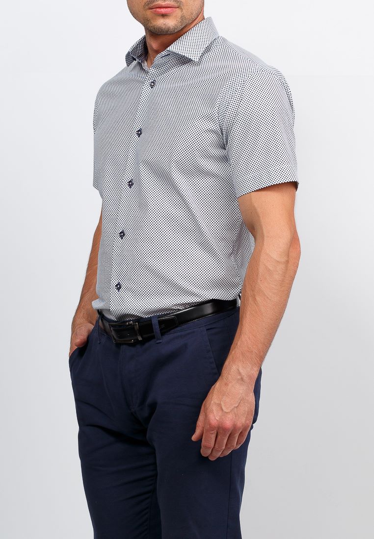 113/107/06/ZV/1 STRETCH Сорочка мужская короткий рукав