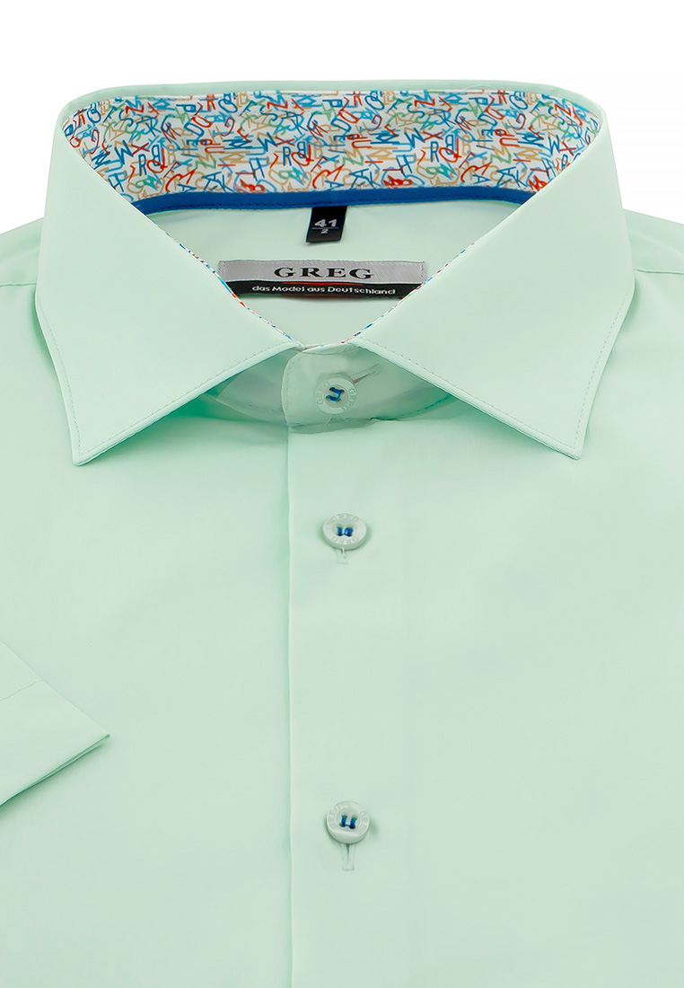 410/109/FR MINT/ZN/1p_GB Сорочка мужская короткий рукав