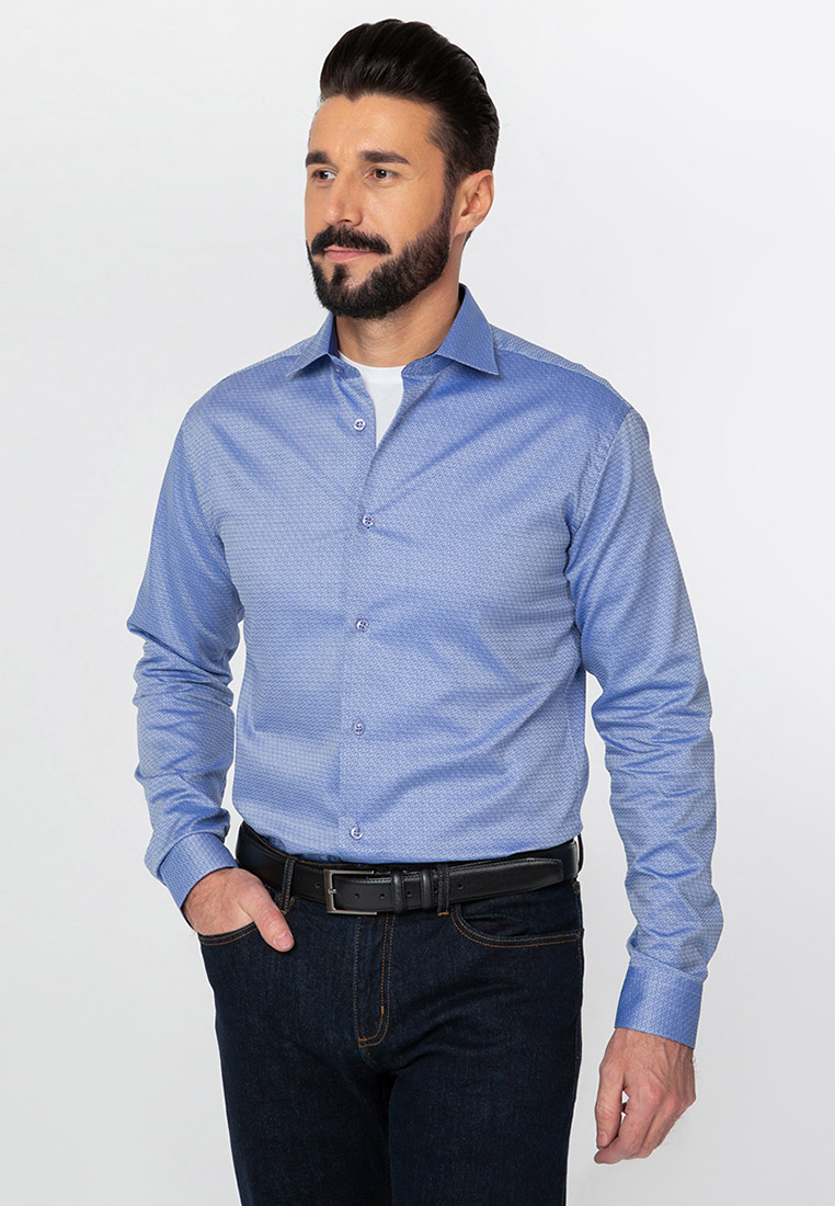 223/131/8715/Z/1 STRETCH_GB Сорочка мужская длинный рукав