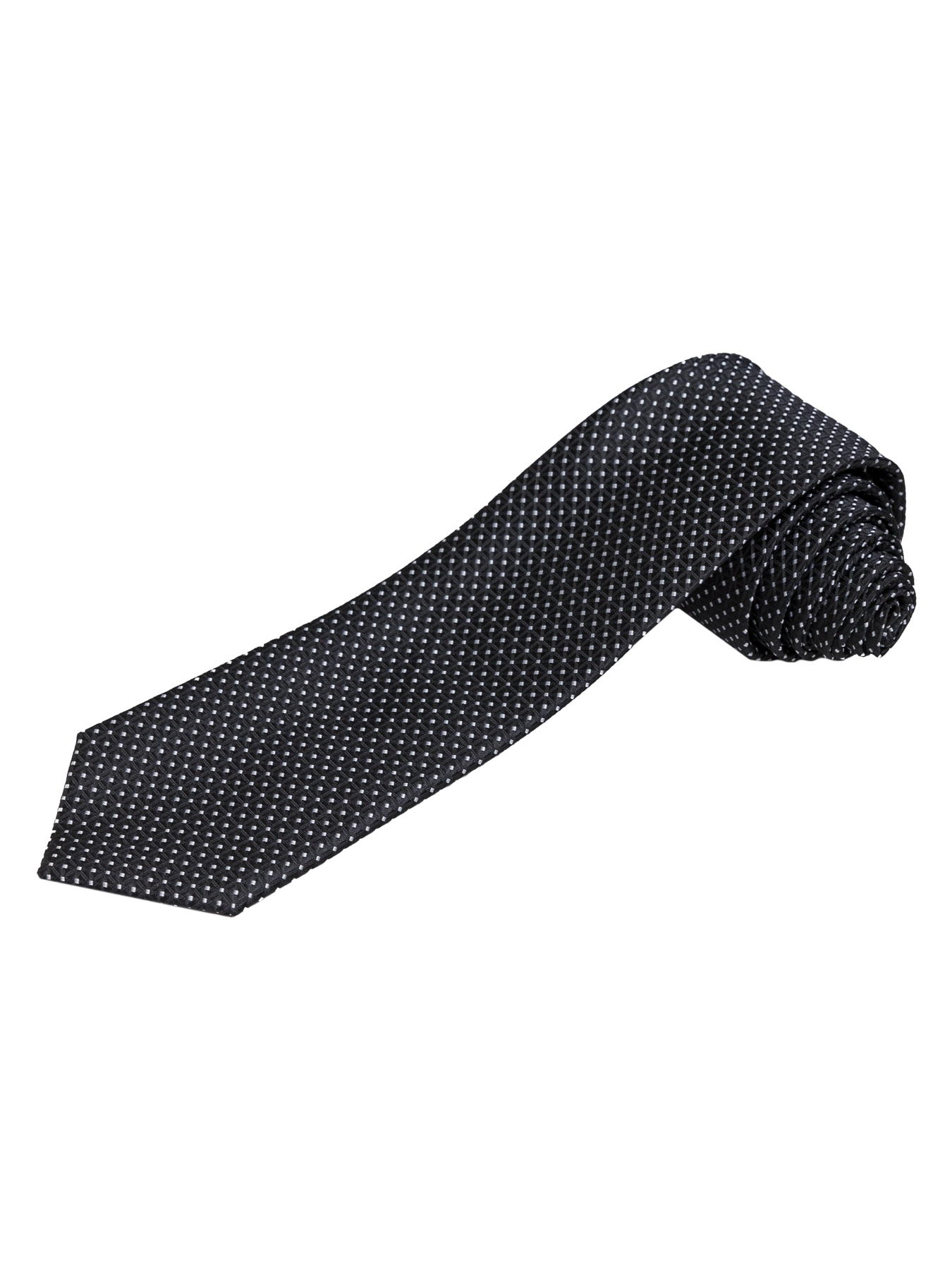 Greg-poly 7-черн+бел.511.6.75 Галстук мужской