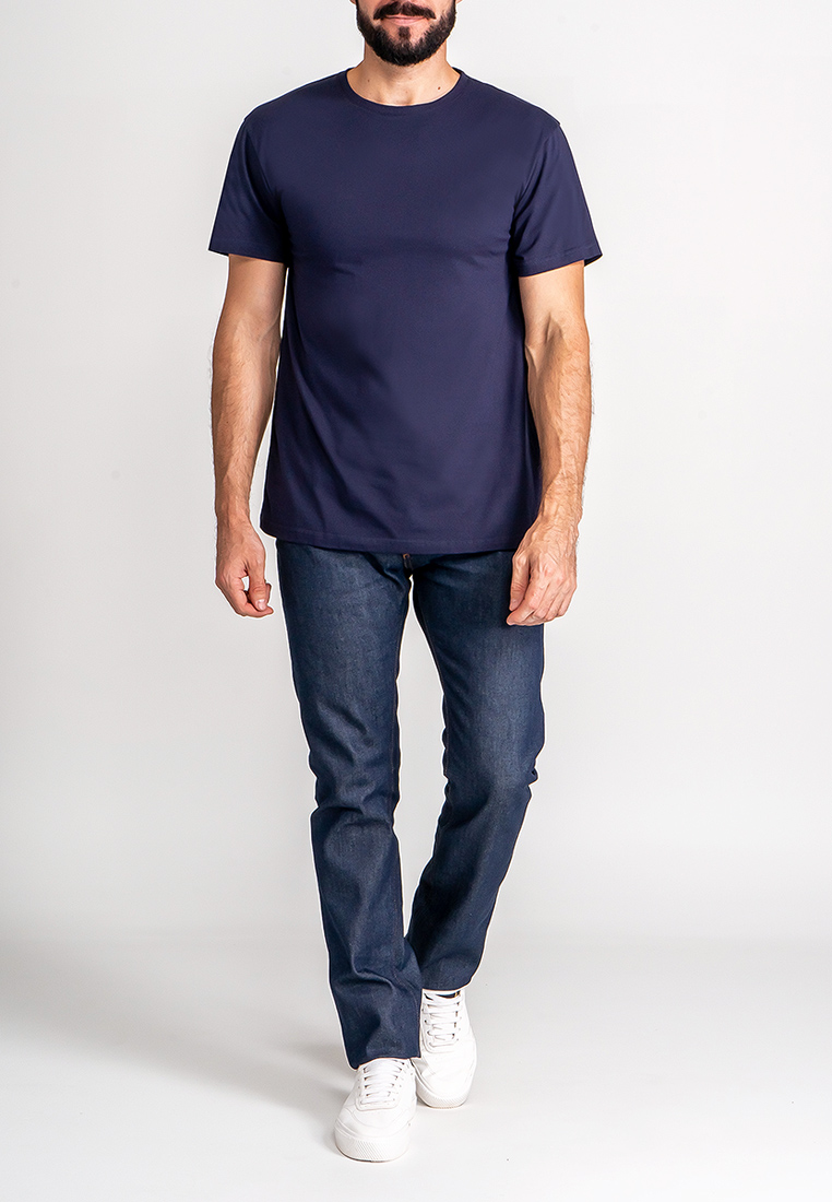 G145-RD-3002 (т.синий) Футболка мужская короткий рукав