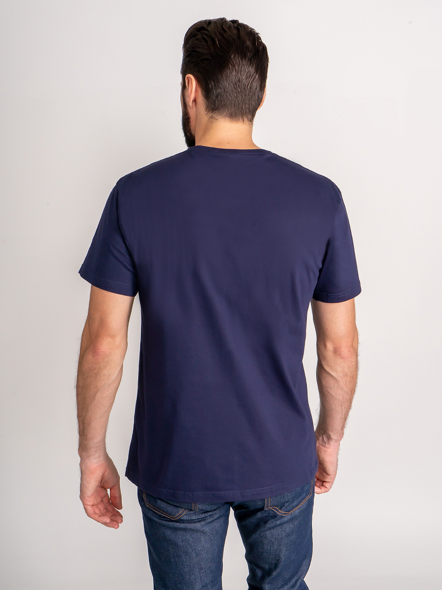 G145-RD-3002 (т.синий) Футболка мужская короткий рукав