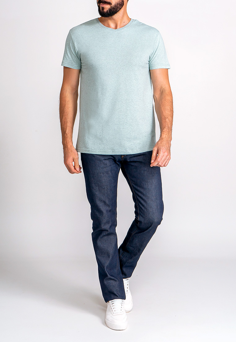 G146-RM-8002_R (мята м.) Футболка мужская короткий рукав