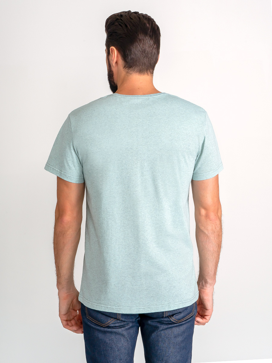 G146-RM-8002_R (мята м.) Футболка мужская короткий рукав