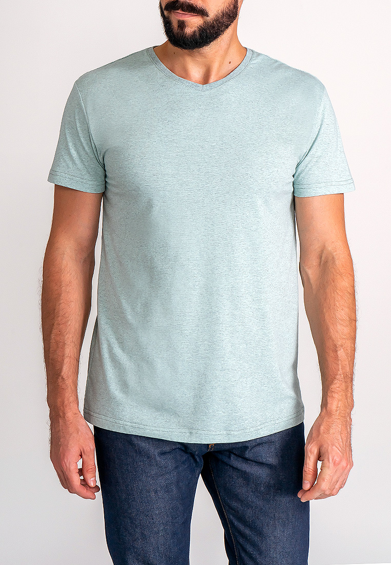 G146-RM-8002_R (мята м.) Футболка мужская короткий рукав