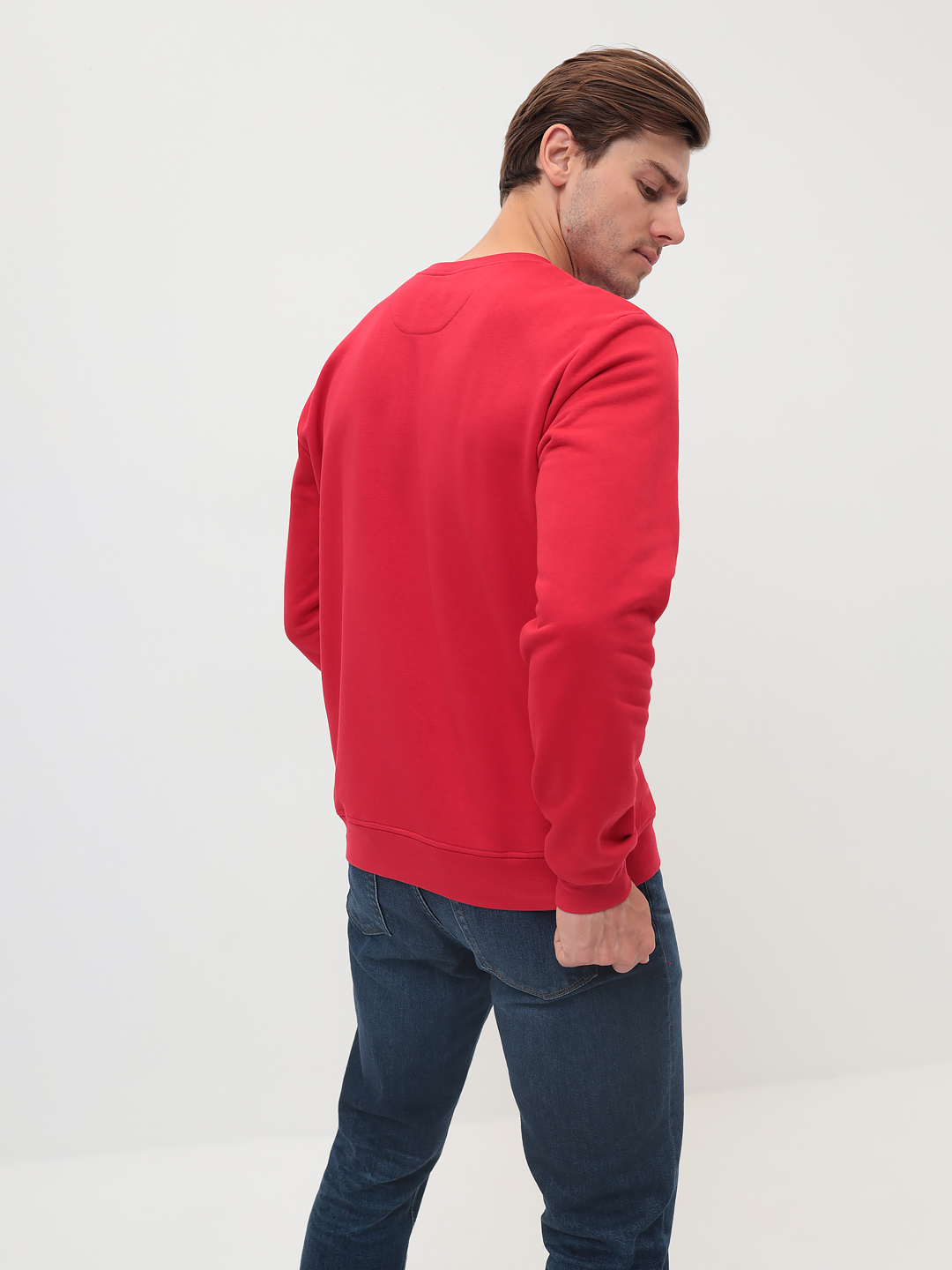 G121-RM-1044 (красный) Свитшот мужской