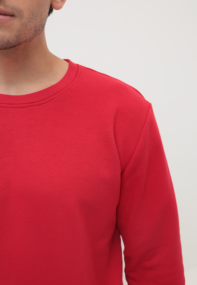 G121-RM-1044 (красный) Свитшот мужской