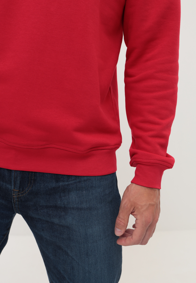 G121-RM-1044 (красный) Свитшот мужской