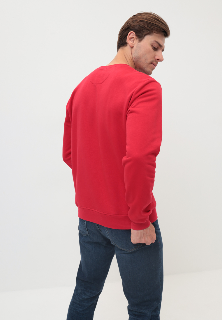 G121-RM-1044 (красный) Свитшот мужской