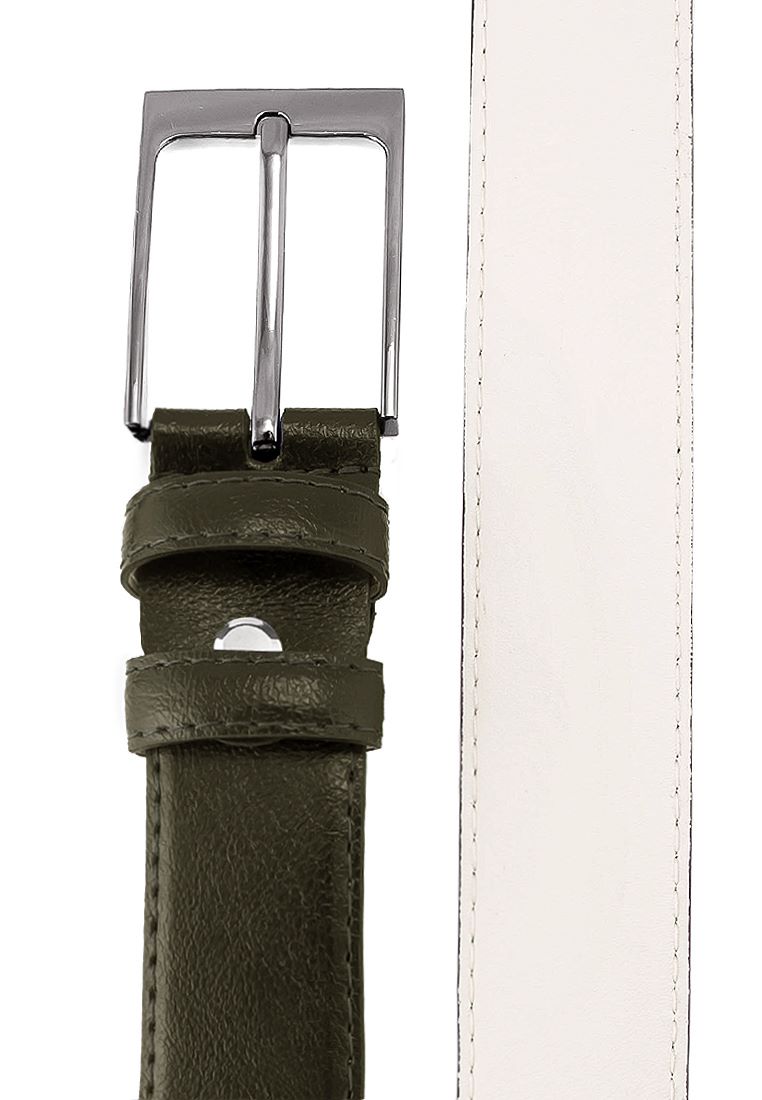 Cas04 гладк. хаки Ремень мужской