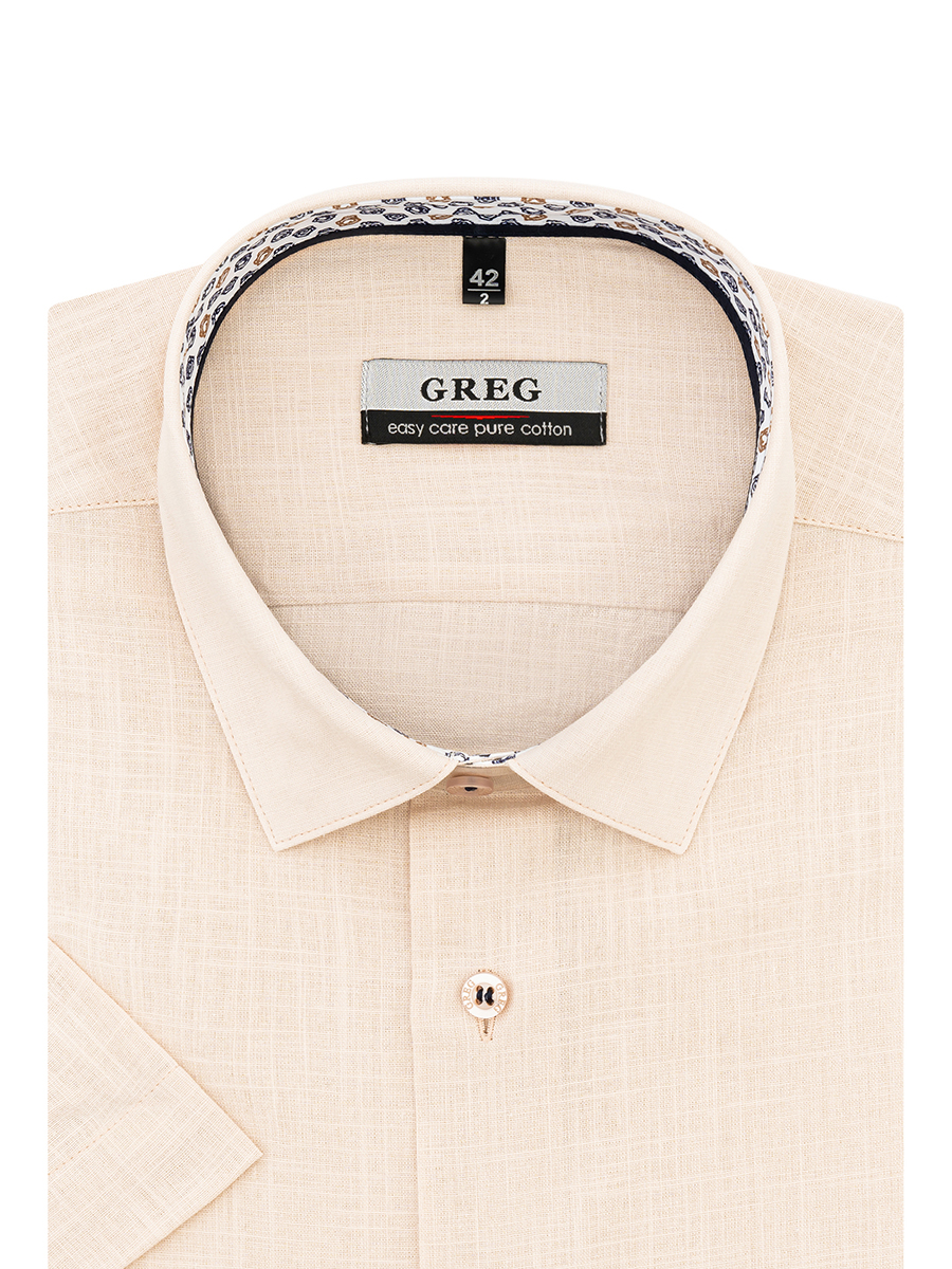 520/201/FLAM/Z/1p Сорочка мужская короткий рукав