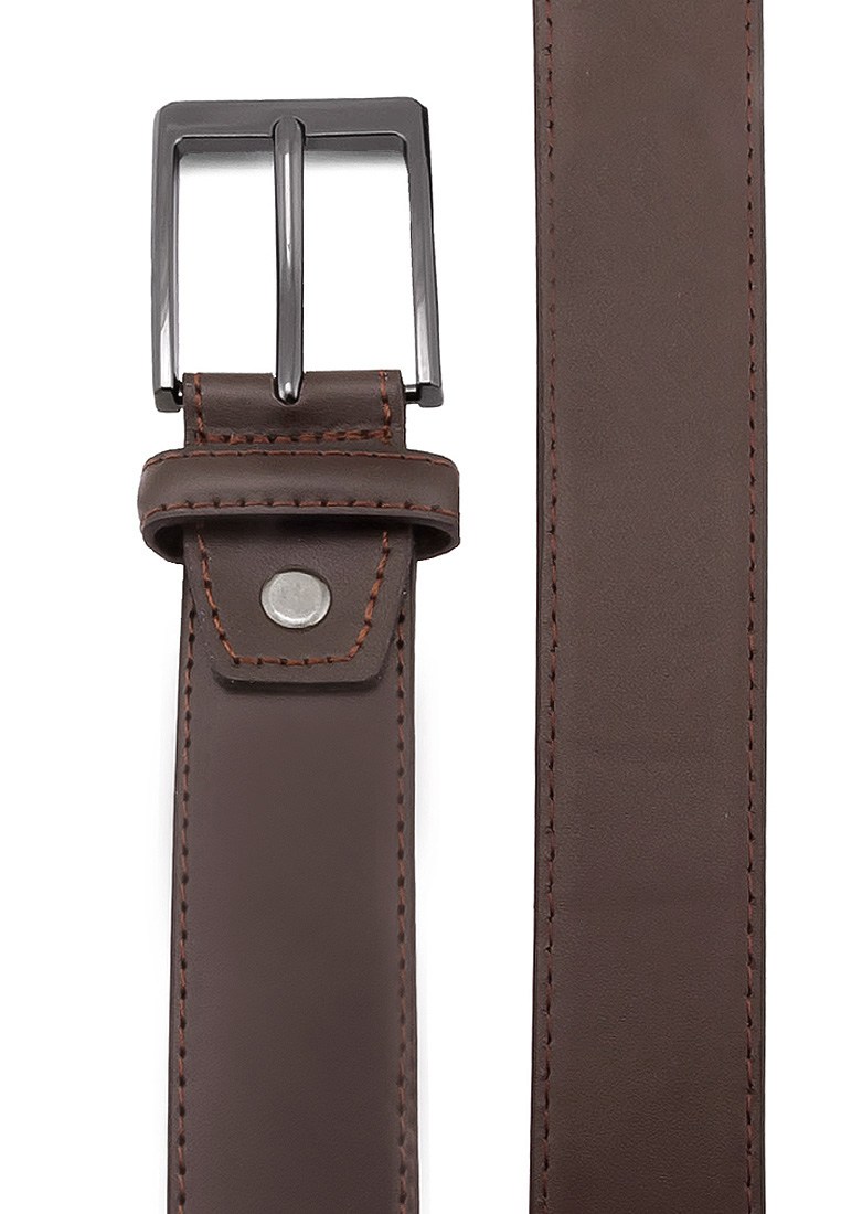 Gt340 гладк. коричнев Ремень мужской