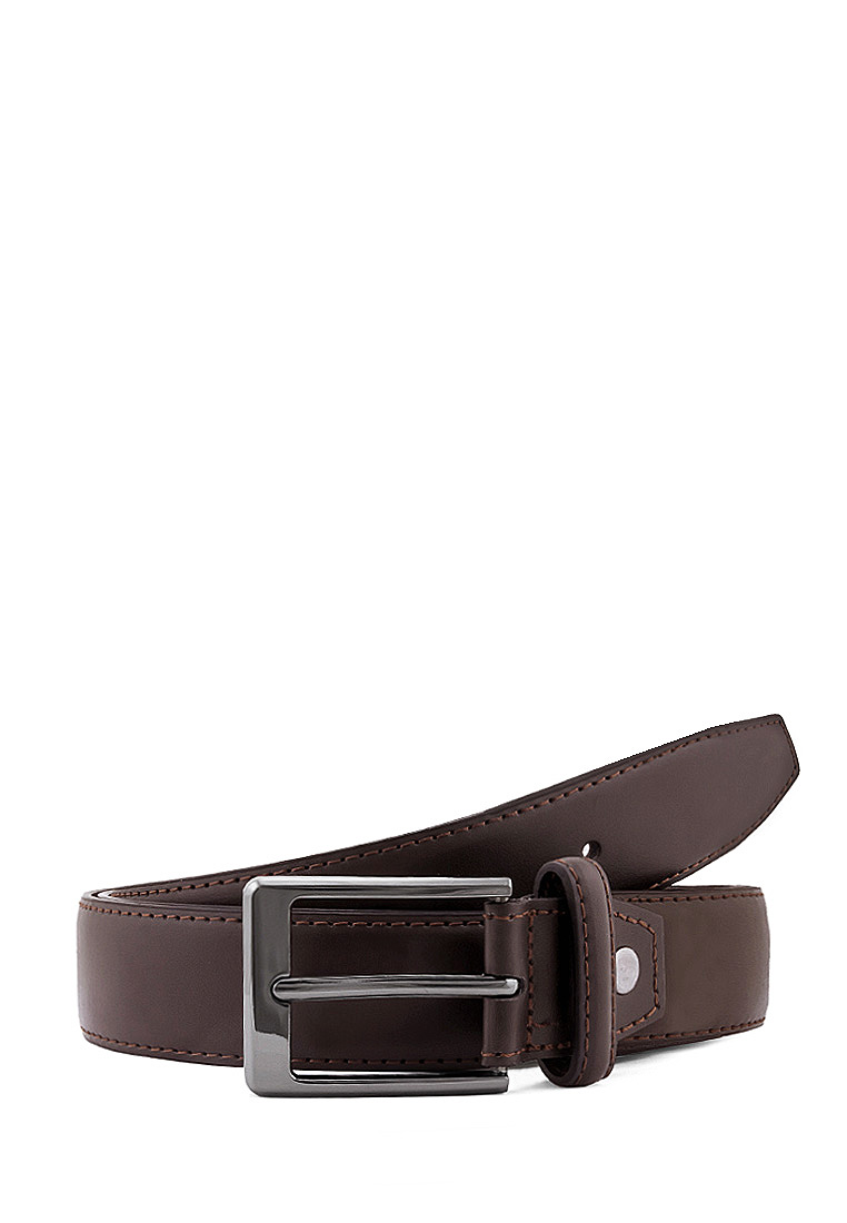 Gt340 гладк. коричнев Ремень мужской