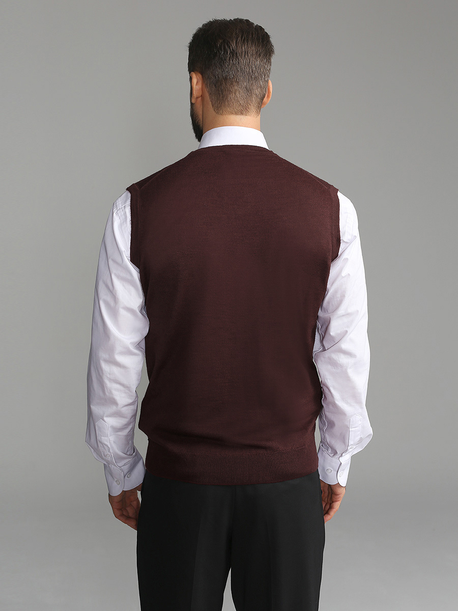G125-AN241944А (шоколад) Жилет мужской