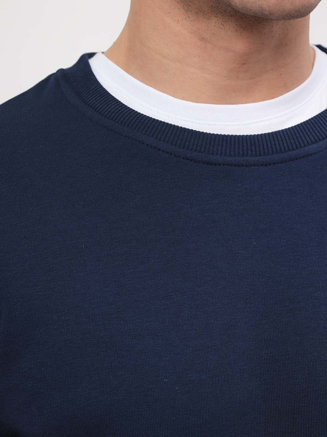 G121-OZ03-49 (т.синий) Свитшот мужской