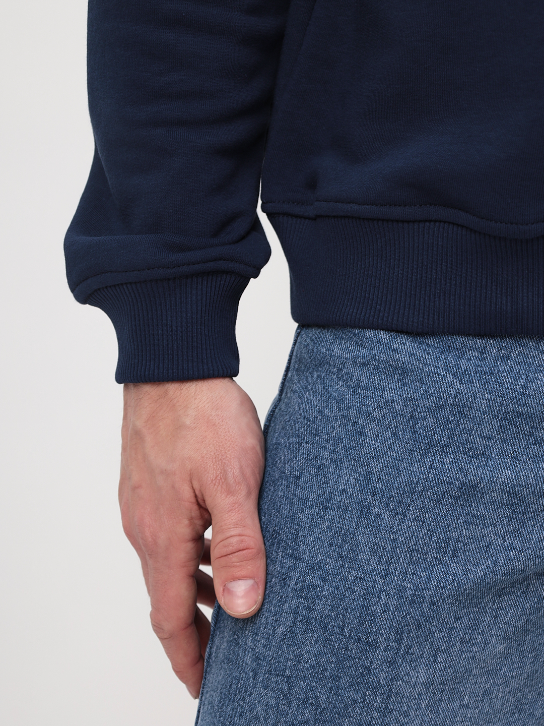 G121-OZ03-49 (т.синий) Свитшот мужской