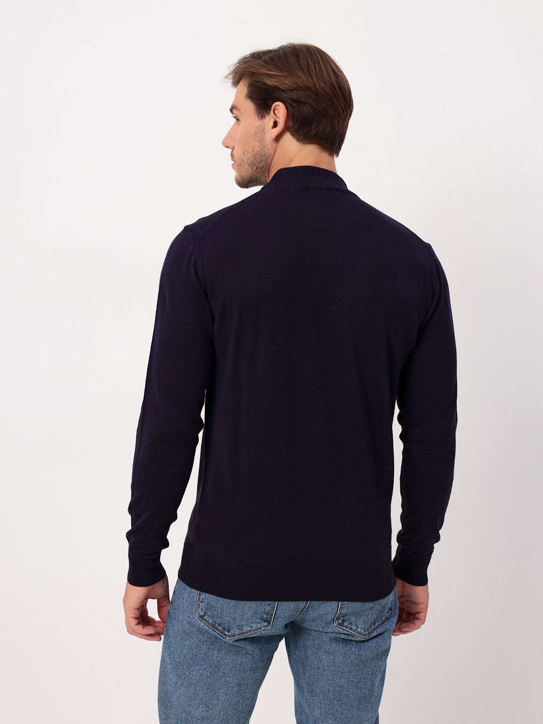 G122-EV (фиолет) Джемпер мужской