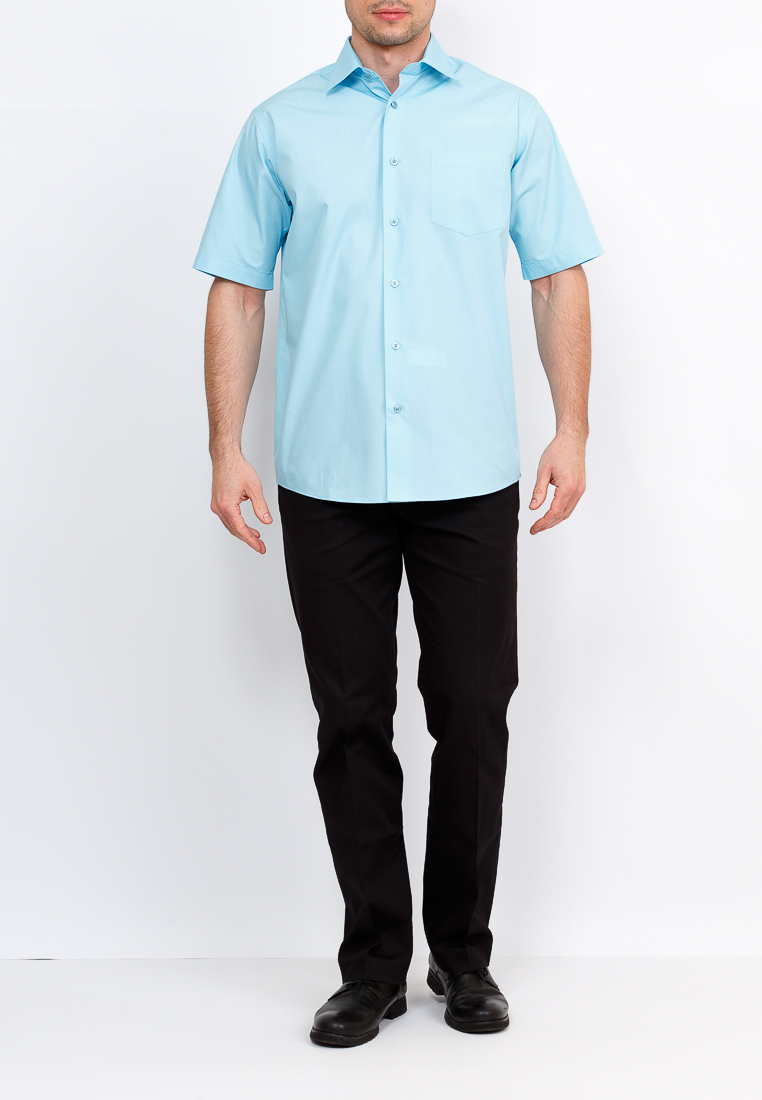 Gb210/309/BL SKY Сорочка мужская короткий рукав