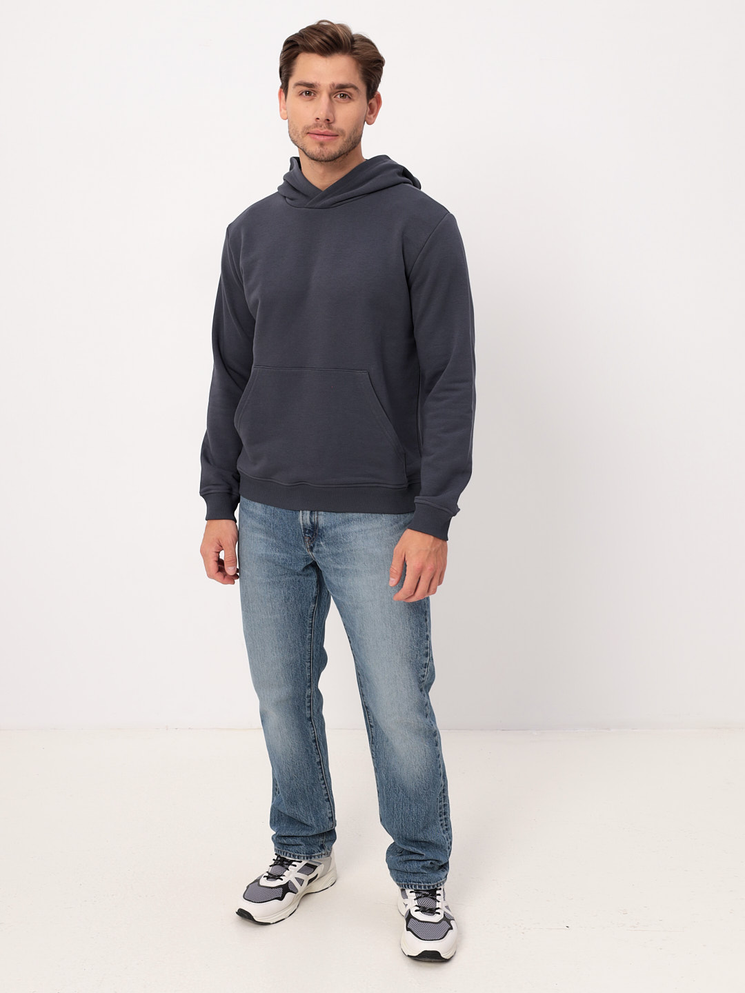 G171-OZ03-50_R (т.серый) Худи мужское