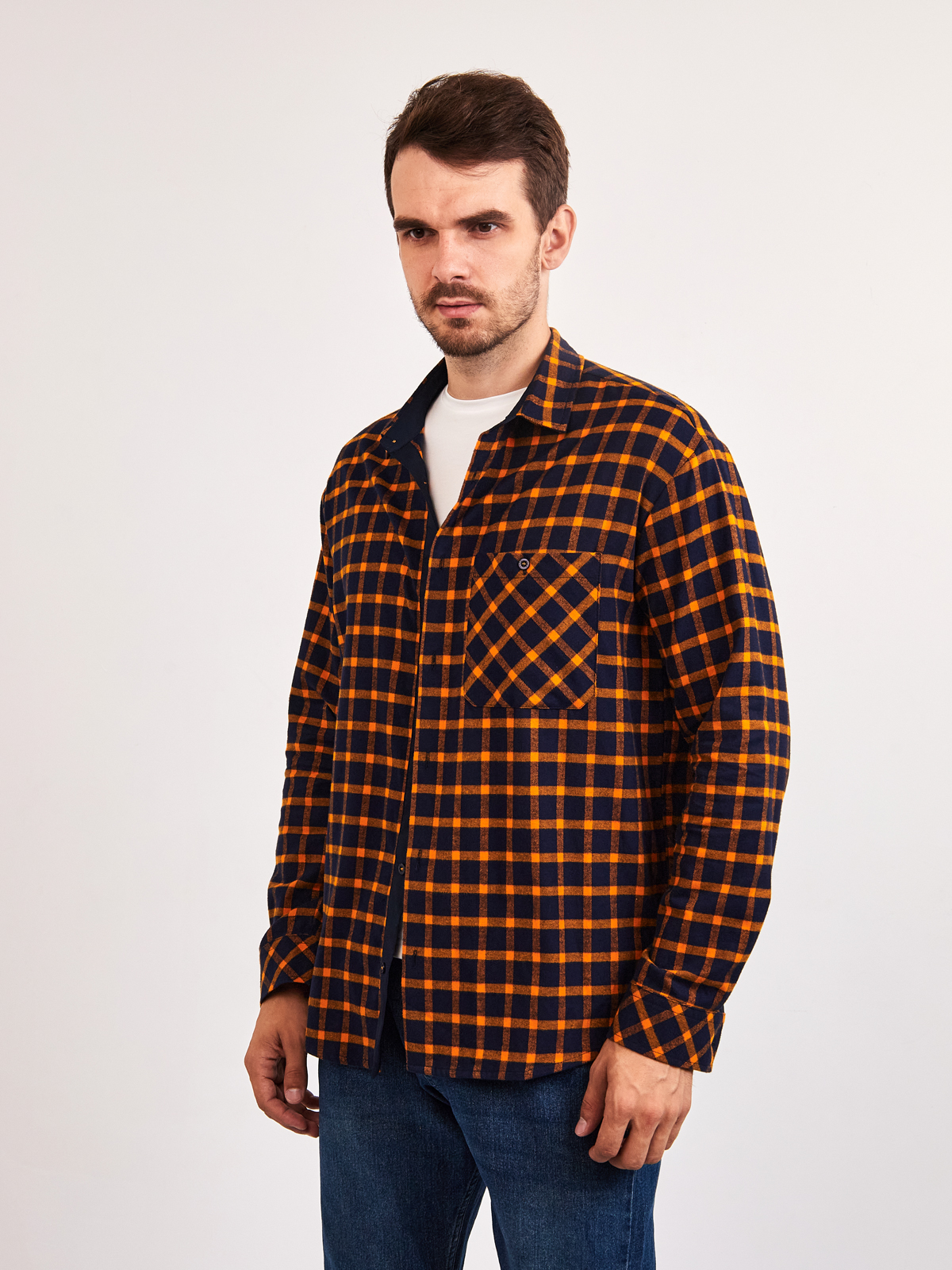 S255/211/8920/P/1p Сорочка мужская длинный рукав