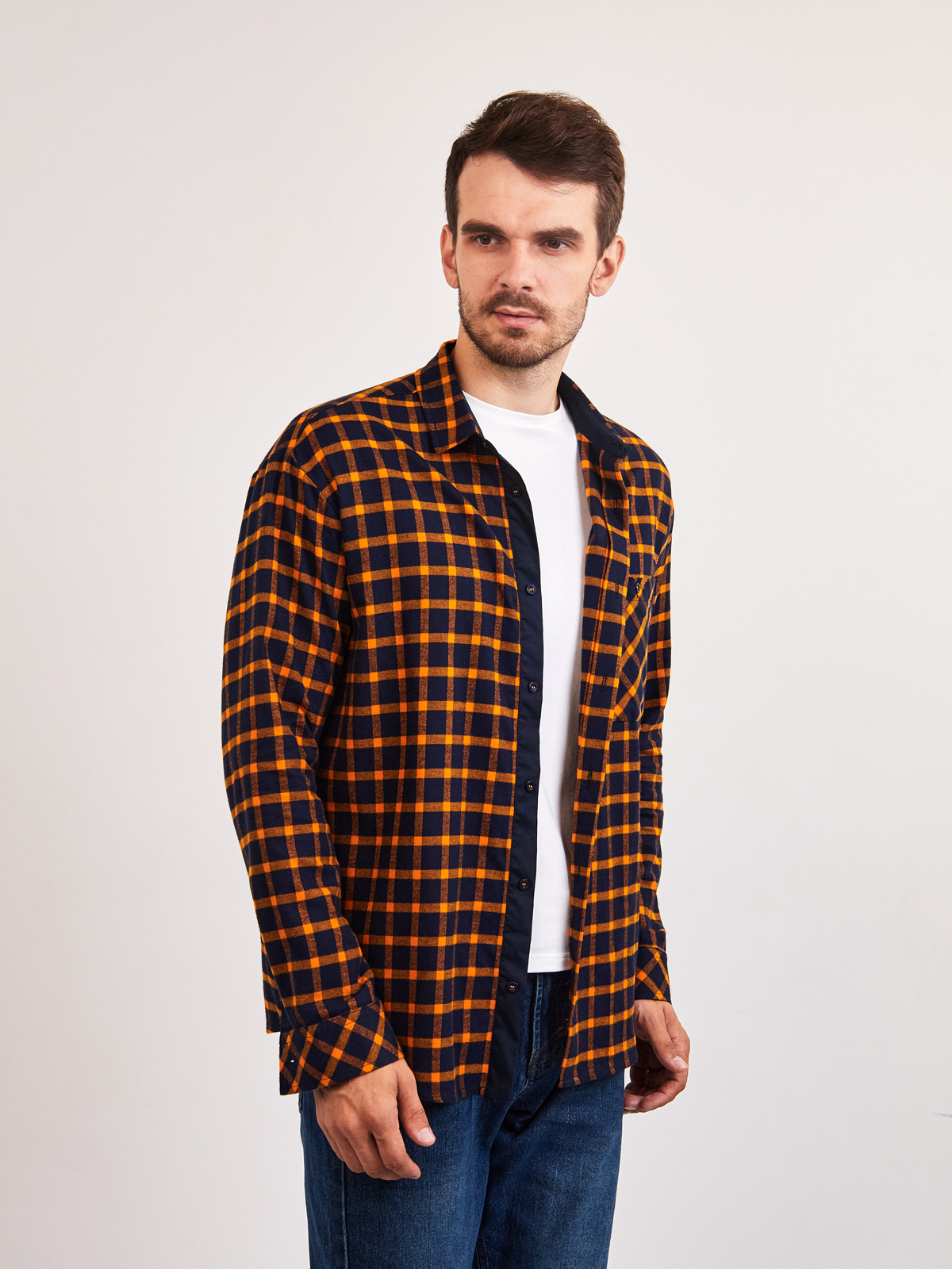 S255/211/8920/P/1p Сорочка мужская длинный рукав