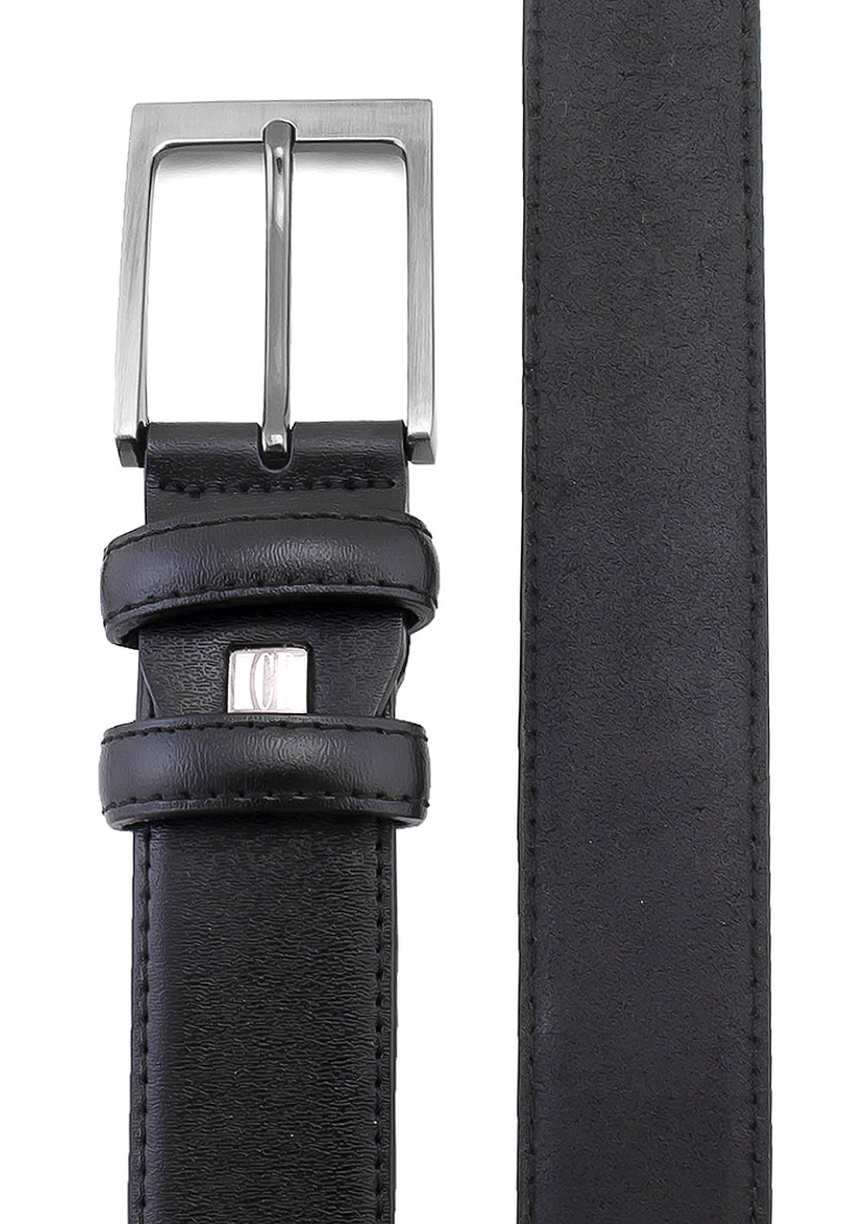 Crt18 гладк. черный Ремень кожаный мужской