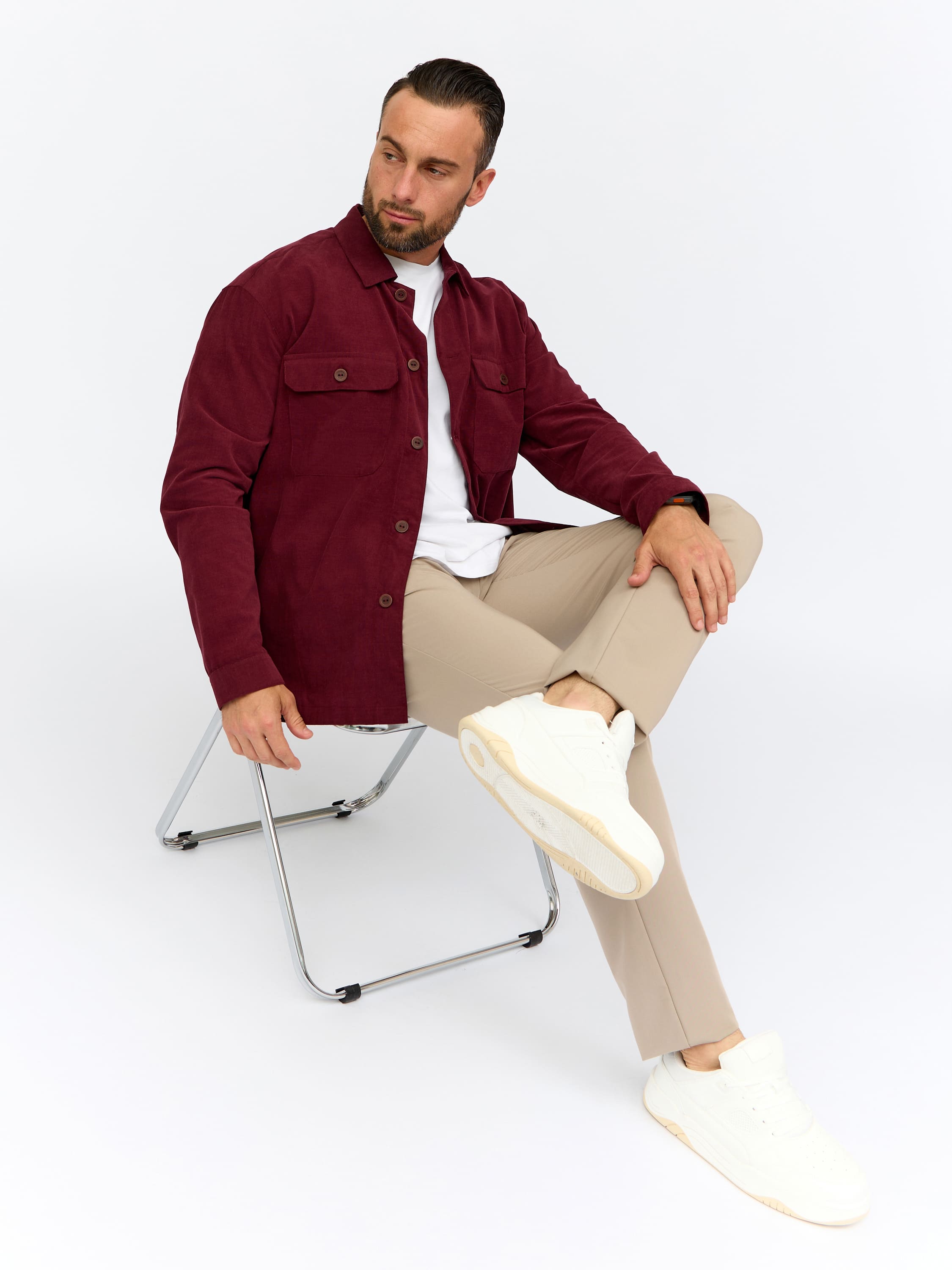 S661/211/3841/K Сорочка мужская длинный рукав