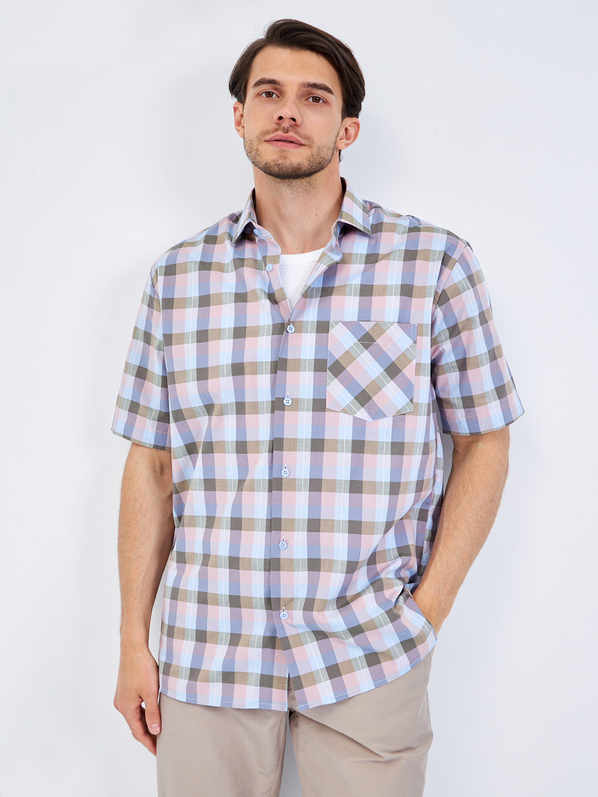 265/101/0271/C Сорочка мужская короткий рукав