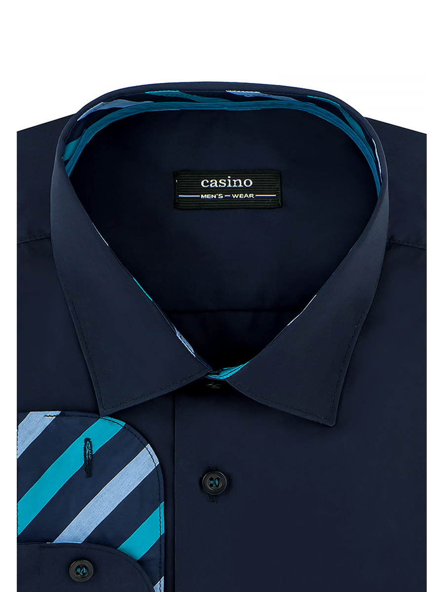 c240/157/d.nav/Z/1p Сорочка мужская длинный рукав