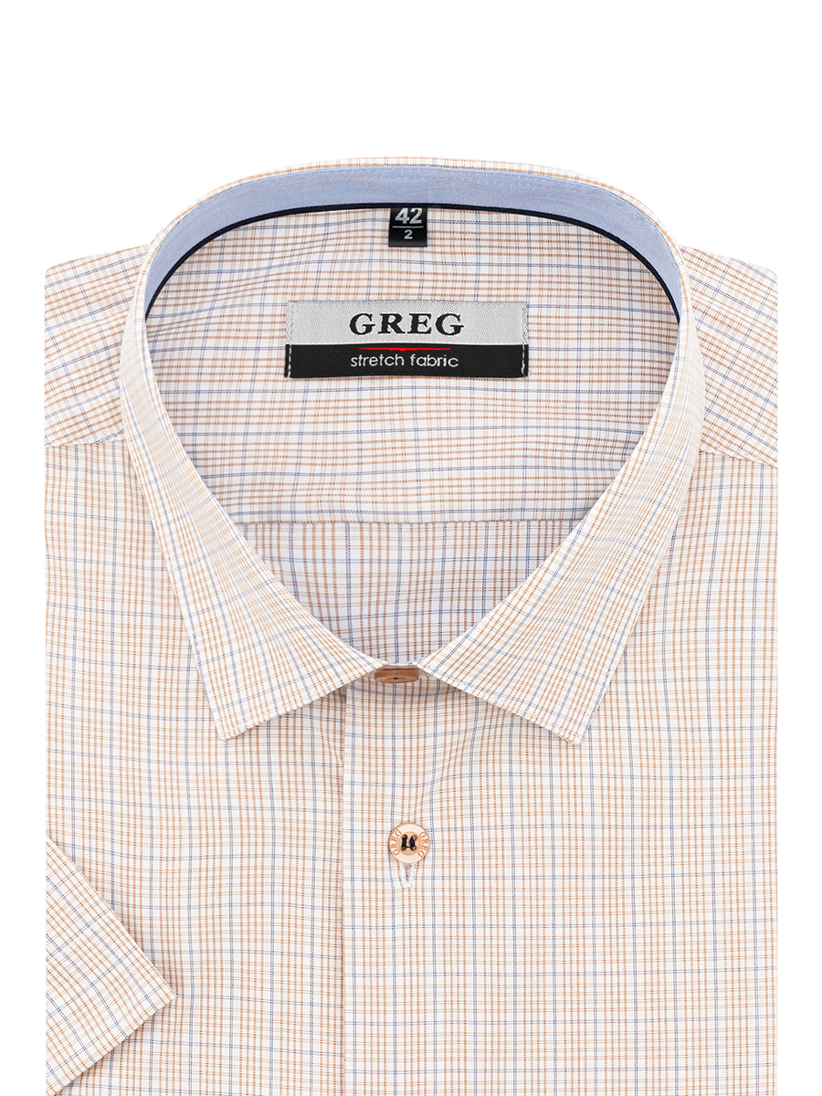 515/208/018/Z/1p STRETCH Сорочка мужская короткий рукав