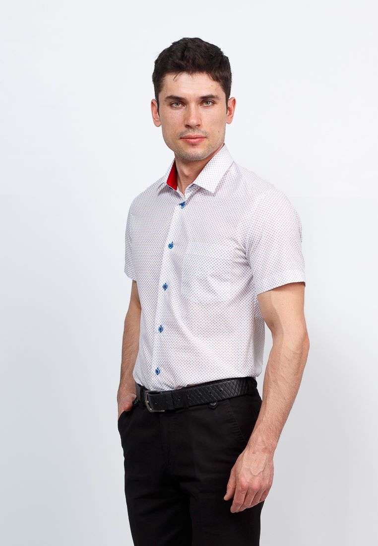 c163/05/2124/CZR/1 Сорочка мужская короткий рукав