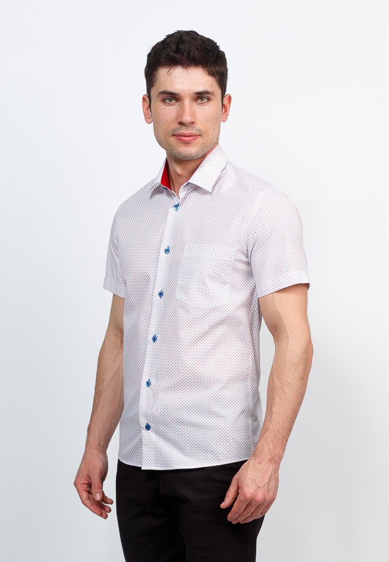 c163/05/2124/CZR/1 Сорочка мужская короткий рукав