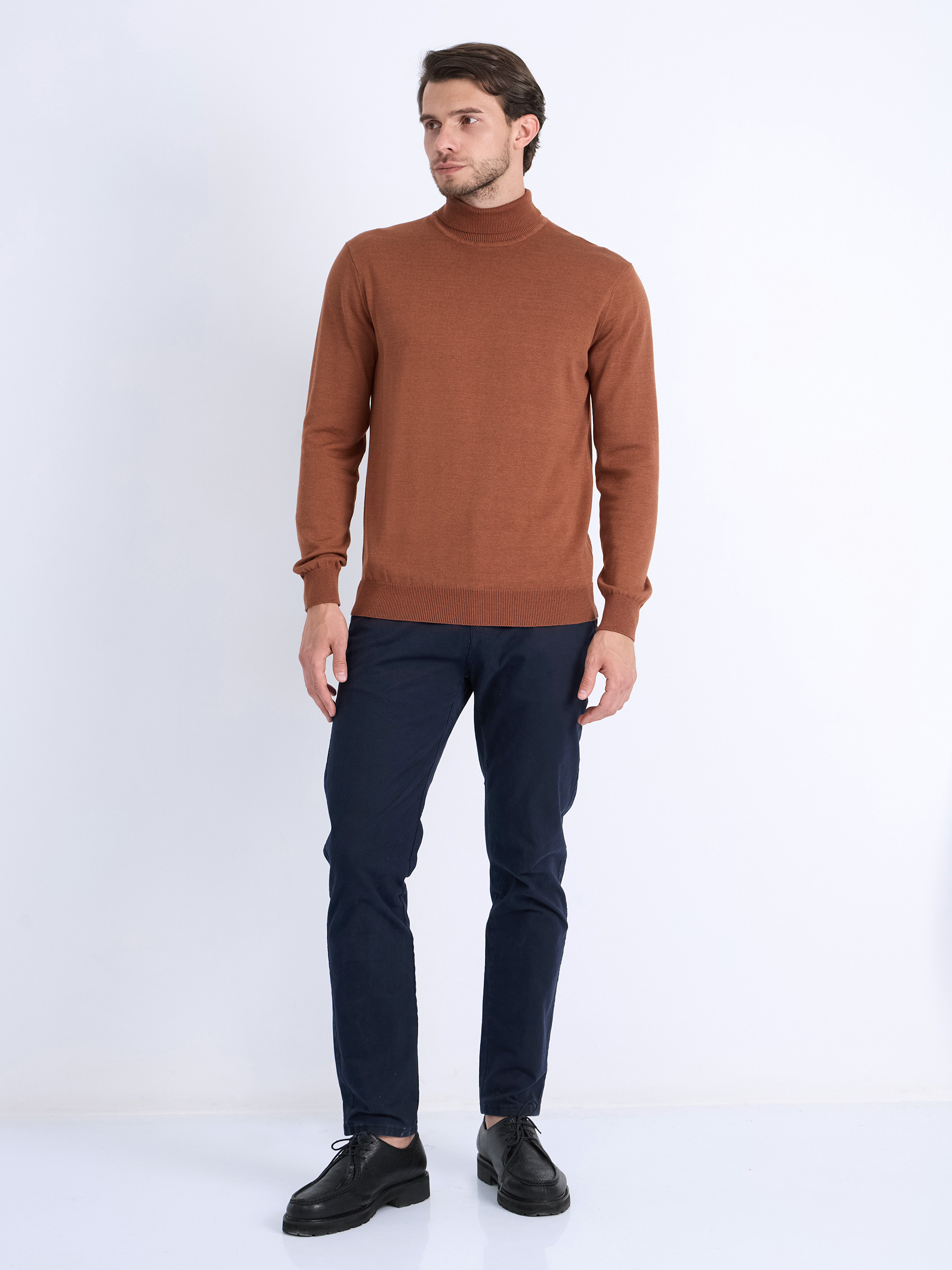 G123-CT55 (терракот) Джемпер мужской